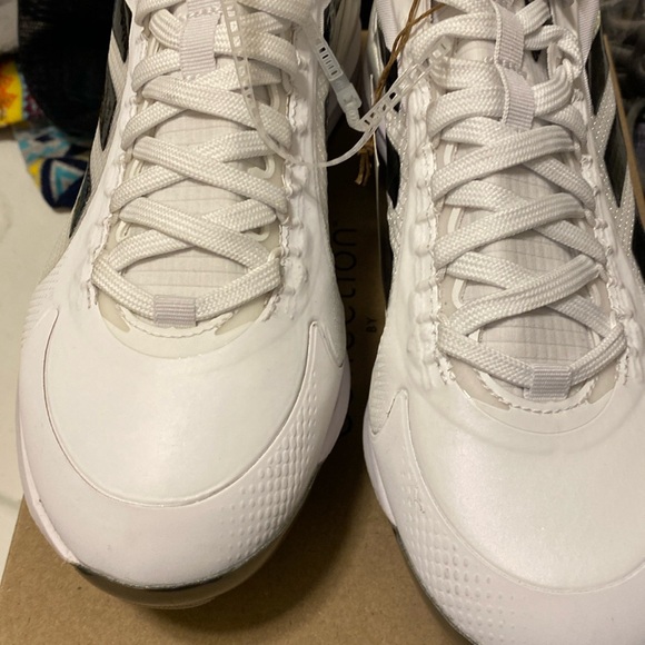 Adidas Purehustle 2 Elite Women’s White/Black Softball Cleats Size 7 NWT - Picture 6 of 6